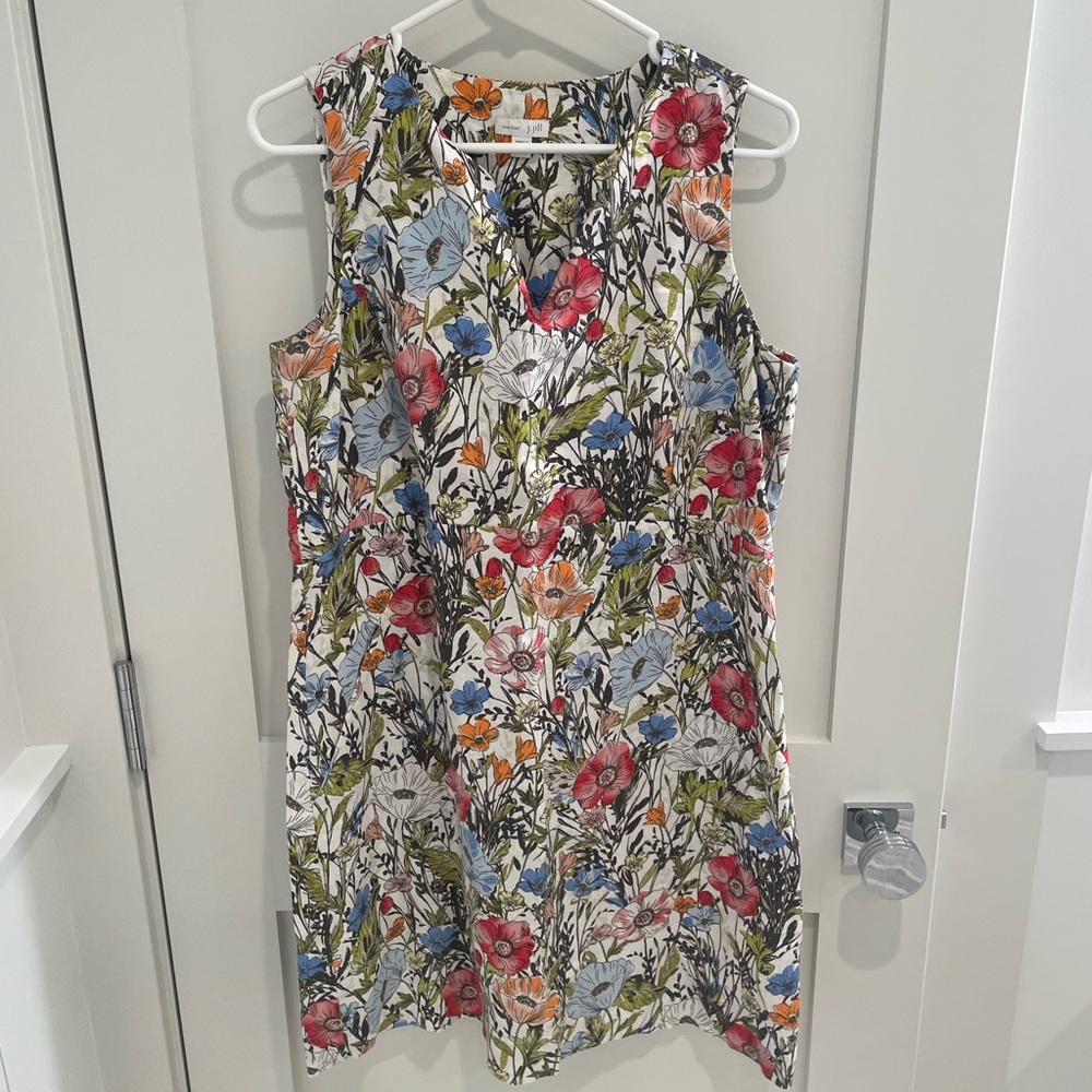 J.Jill Linen Poppy Shift Dress
